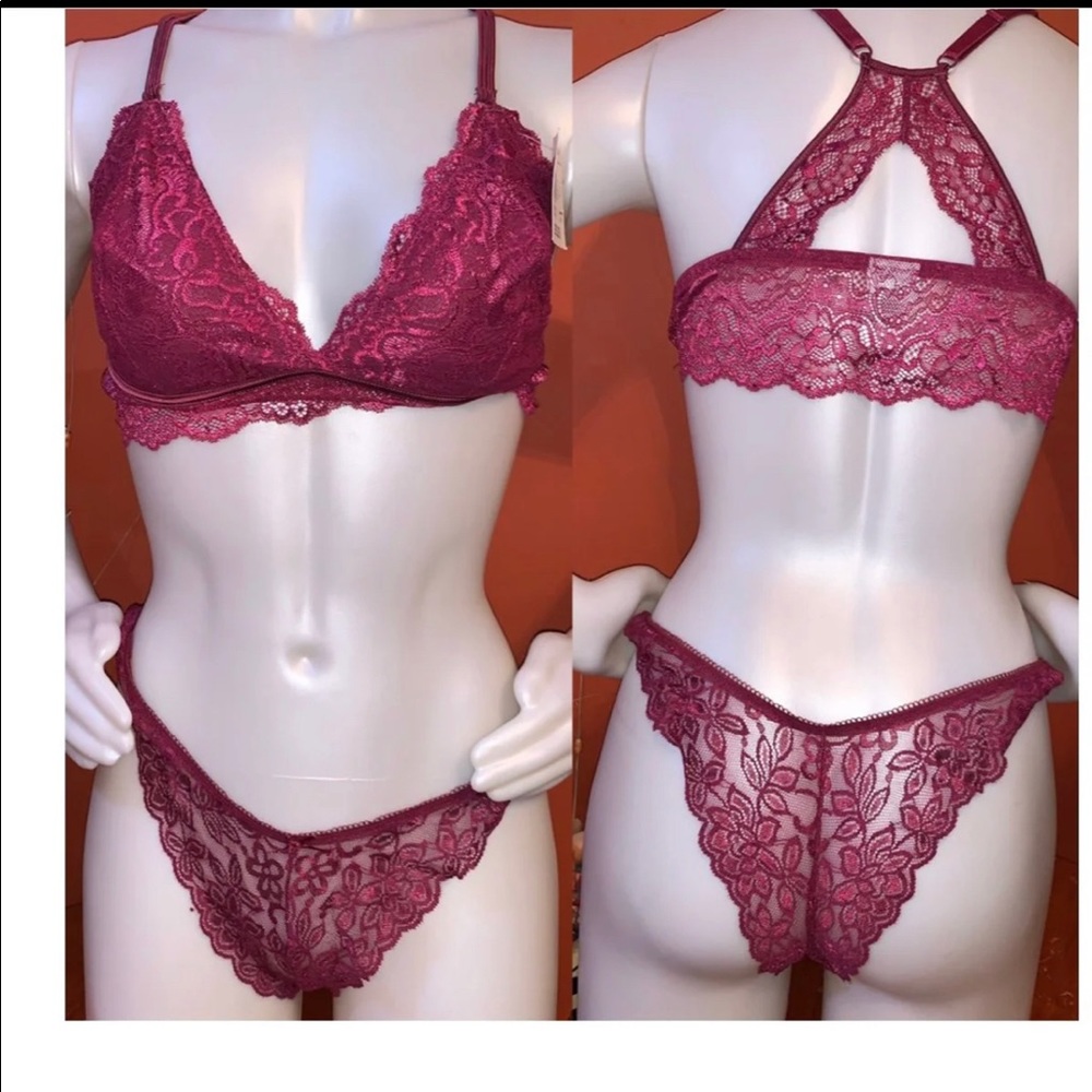 Bralette lace Panty set XL $15 each set